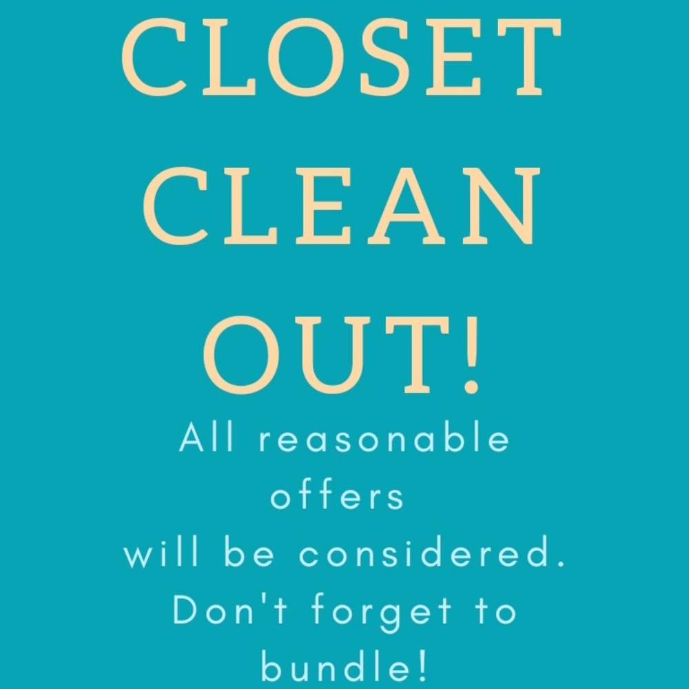 Closet cleanout!